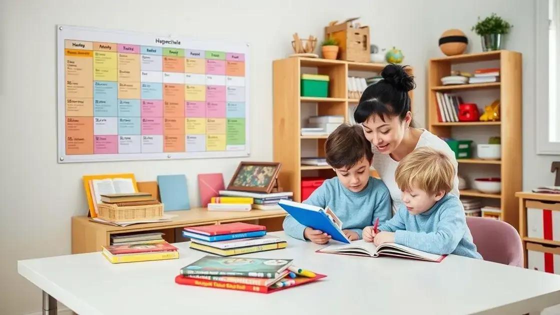 How to create an effective homeschooling schedule