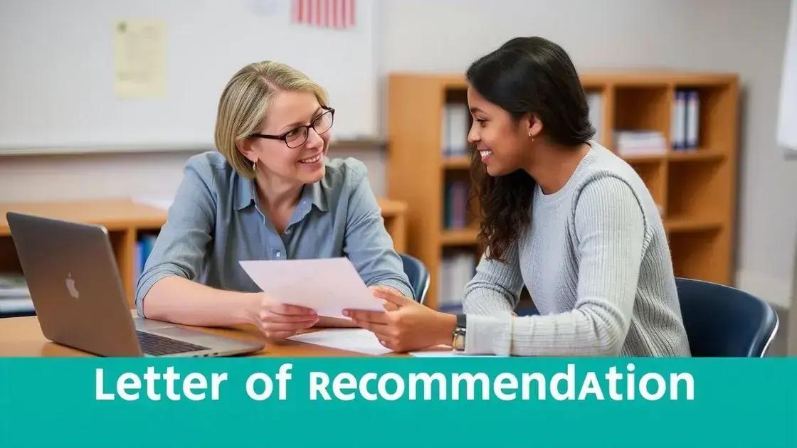 Tips for strong letters of recommendation