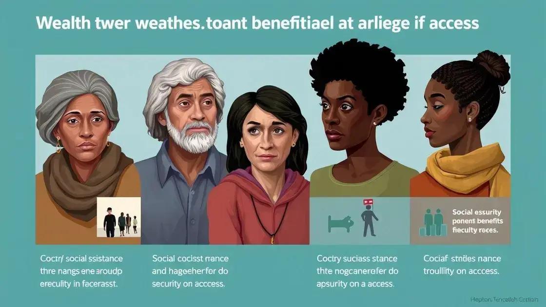 How wealth inequality affects benefits