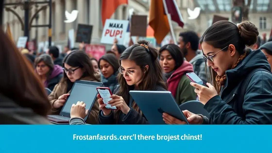 Impact of social media on protests Impact of social media on protests