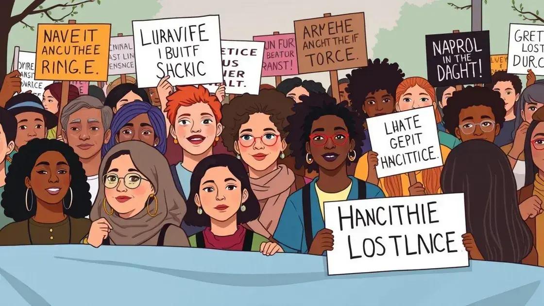 Demographic participation in the protests