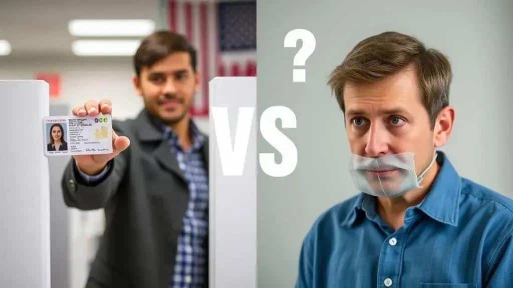 Arguments for and against voter ID