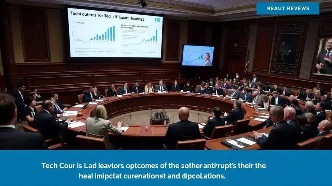 Major outcomes from recent tech antitrust hearings Major outcomes from recent tech antitrust hearings