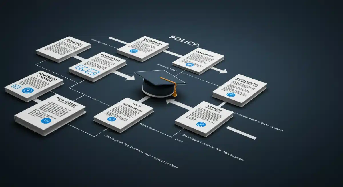 Education policy documents impacting student admissions