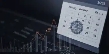 Federal Reserve report forecasting 3% interest rate stabilization in January 2025