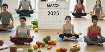 Diverse group engaging in wellness activities before March 2025 deadline
