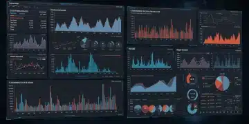 Digital dashboard showing U.S. market sector growth projections for 2026, highlighting investment opportunities.