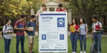 2025 FAFSA Overhaul: Key Changes, Eligibility & Deadlines Students discussing the 2025 FAFSA Overhaul on a tablet, symbolizing changes in student aid.