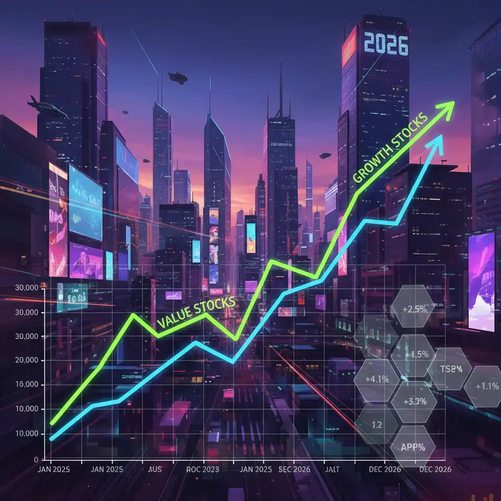 U.S. Equity Market Performance 2026: Growth vs. Value Stocks