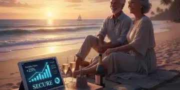 Maximizing 2026 Retirement Contributions: IRS Limits & Strategies Couple enjoying retirement after careful financial planning with 2026 contributions