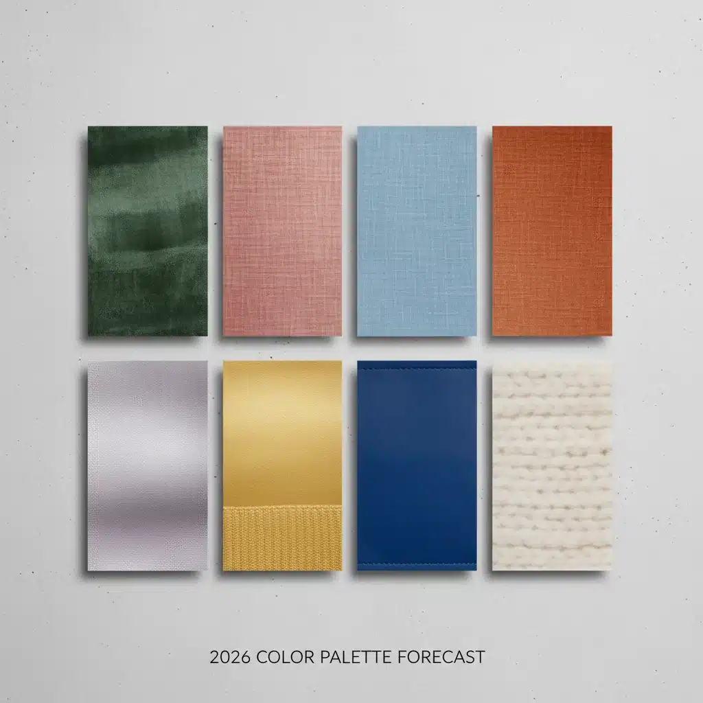 2026 Color Palette Forecast: 8 Defining Hues for Fashion & Design