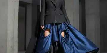 Avant-Garde Silhouettes: Incorporate Bold Styles into Your 2026 Wardrobe Model in avant-garde deconstructed oversized blazer and flowing trousers, modern fashion 2026
