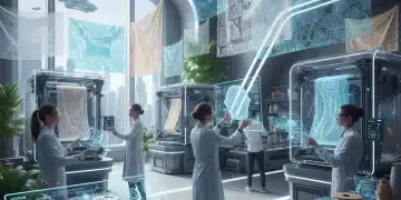 Digital Textile Innovation Studio with Holographic Designs