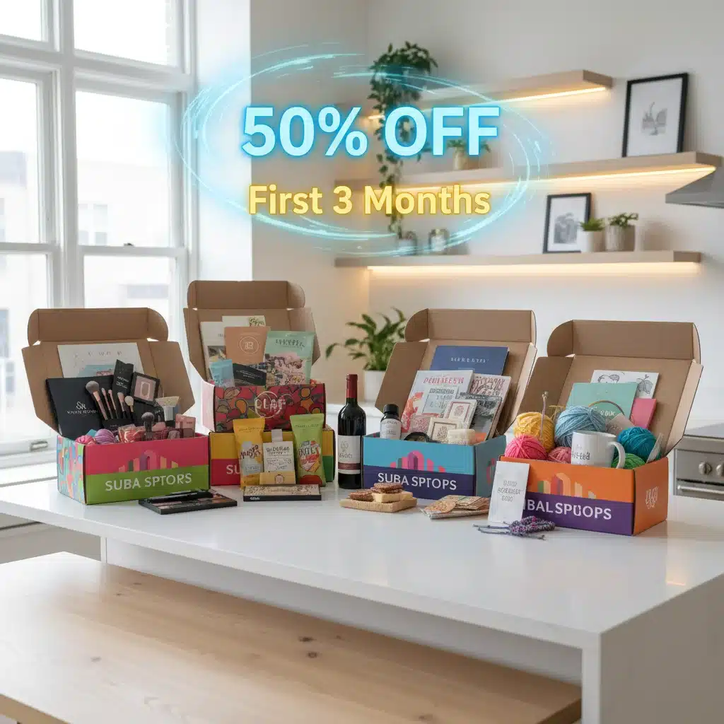 Subscription Box Deals 2026: Score 50% Off Your First 3 Months!