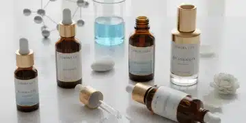 Collection of top anti-aging serums for youthful skin