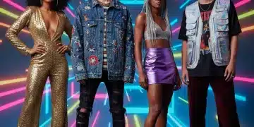 Models displaying 70s, 90s, Y2K fashion fusion for 2026 trends