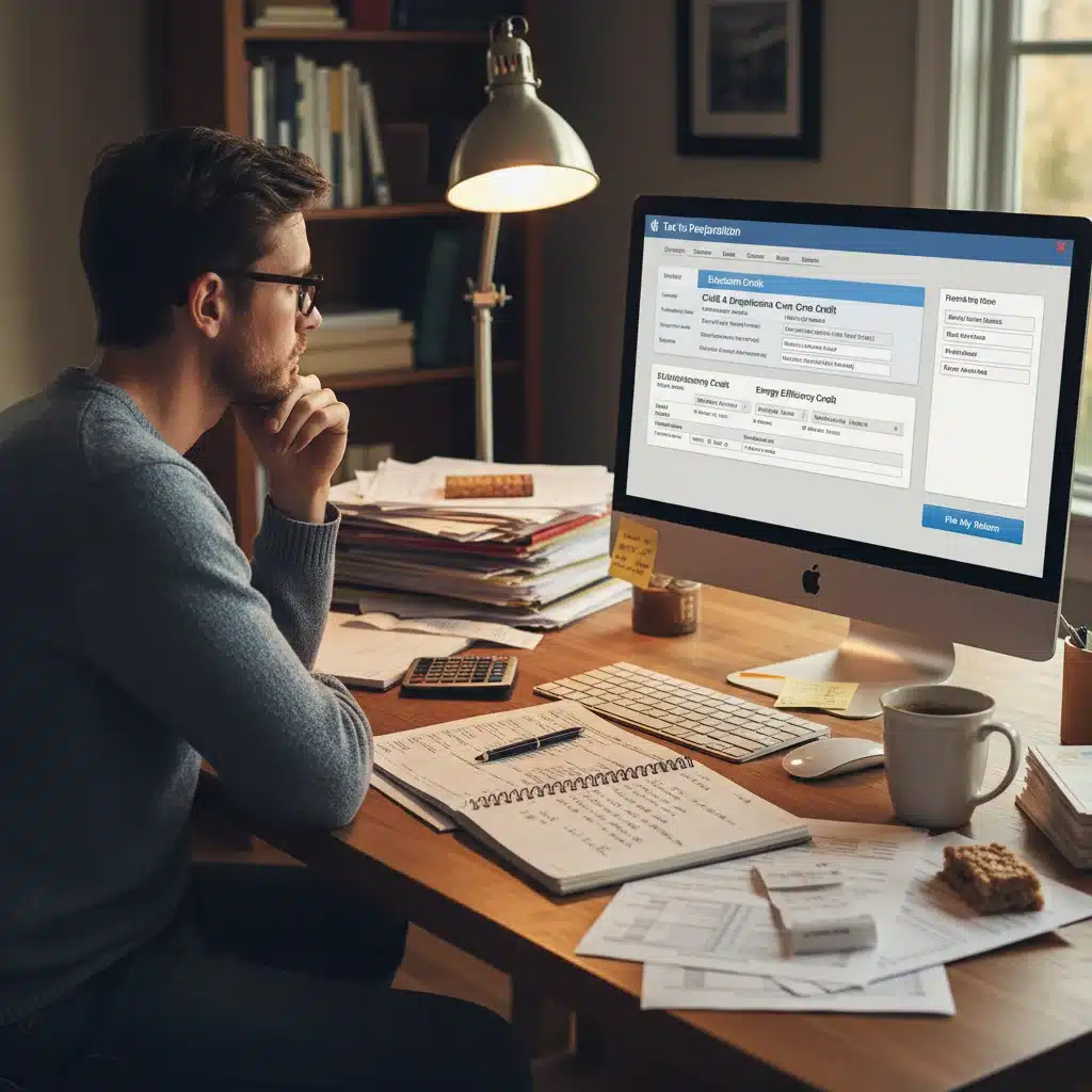 Individual filing taxes online for Child Tax Credit