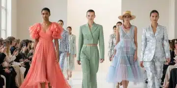 Spring 2026 Fashion: The 5 Key Silhouettes Dominating American Runways (RECENT UPDATES) Models showcasing diverse Spring 2026 fashion silhouettes on an American runway.
